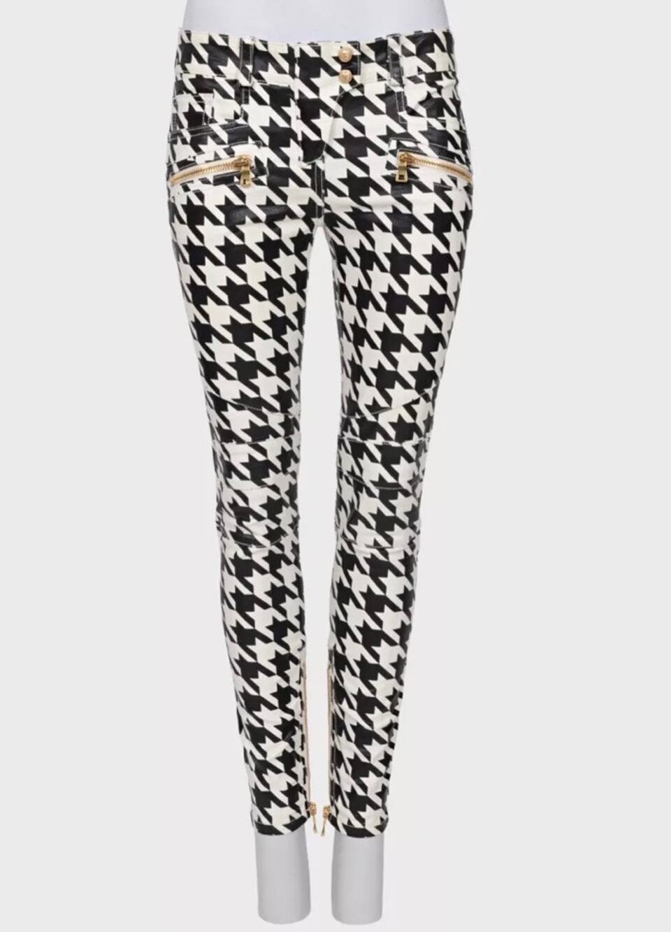 Balmain Houndstooth Tapered Pants - FR 38/M